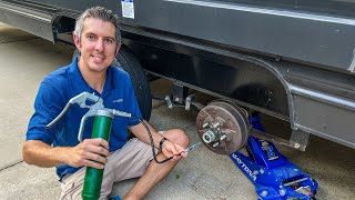 How to grease trailer wheel bearings [upl. by Manolo]