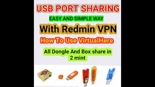 How To Share Box With Clients Use VirtualHERE usb port sharing Fully Explained Easy way To Share USB [upl. by Otsuj]