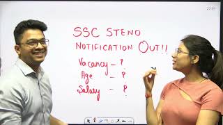 SSC Stenographer Notification 2023 Out 😱  SSC Steno 2023 Vacancy Syllabus Exam Pattern  LAB [upl. by Symon28]