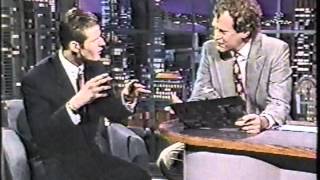 Crispin Glover on Letterman  3rd Appearance 1990  Good quality [upl. by Gusella]