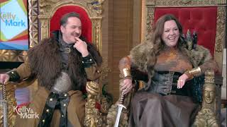 Melissa McCarthy and Ben Falcone Talk About Their Podcast quotHildy the Barback and the Lake of Firequot [upl. by Aileno]