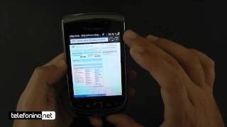 Blackberry 9800 torch videoreview da Telefoninonet [upl. by Dougie]