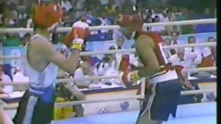 1988 Olympics  Boxing 54kg Final [upl. by Yentruok90]