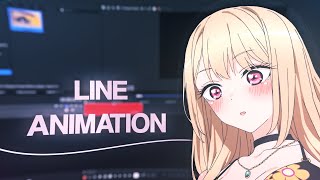 Line Animation Tutorial  Sony Vegas Pro [upl. by Iinden999]