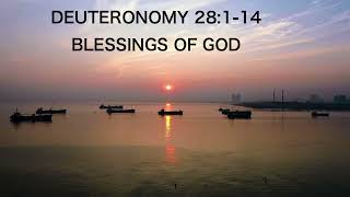 DEUTERONOMY 28114 BLESSINGS OF GOD [upl. by Beauchamp]