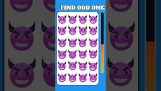 Find odd one challenge💪 quiz emojichallenge emojigame puzzle shorts viral howgoodareyoureyes [upl. by Eve685]