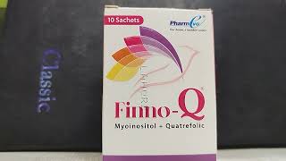 Finno Q Sachet  inositol alnafaypharmacy folicacid pregnancy pcos hormones hormonehealth [upl. by Onimixam]