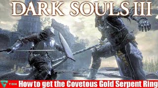 How to get the Covetous Gold Serpent Ring Dark Souls 3 [upl. by Doretta]