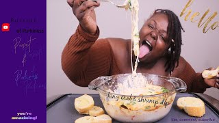 Seafood Dip Mukbang [upl. by Hcardahs]