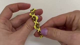 easy bracelets for beginners bracelet making tutorial DIY bead bracelet [upl. by Tempa]