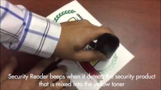 UNINET IColor Security Toner Demonstration [upl. by Bandur]