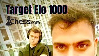 Target Elo 1000 Chesscom chessdotcom chess misterchess64 [upl. by Cad]