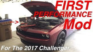 aFe Cold Air Intake Install on My 2017 Dodge Challenger SXT Plus with Before and After Sound [upl. by Chloras]