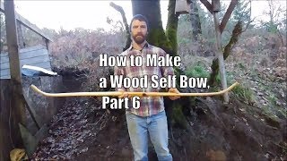 How to Make a Wood Self Bow Part 6 Using the Tillering Tree and Bending Recurves [upl. by Alra35]