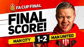 🏆 FA CUP WINNERS KEEP TEN HAG MANCHESTER UNITED 21 MAN CITY GOLDBRIDGE Reaction [upl. by Aisyle]