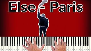 Else  Paris  PIANO TUTORIAL [upl. by Hetti]