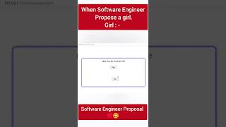 Software Engineer praposal ♥️🥰  Mini Project  HTML  CSS  JAVASCRIPT 🧑‍💻  code project coder [upl. by Mohammed214]