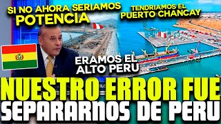 BOLIVIA LLORA Y SE ARREPIENTE HABERSE ALEJADO DE PERÚ TRAS EL IMPACTO DE APEC Y MEGA PUERTO DE CHANC [upl. by Lyckman]