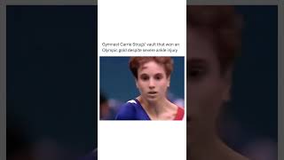 Kerri Strug wins GOLD despite severe ankle INJURY gymnastics sports [upl. by Killy]