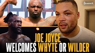 quotIll fight Dillian Whyte or Deontay Wilder NEXTquot Joe Joyce reacts to Kash Ali KO amp praises Parker [upl. by Yeliah757]