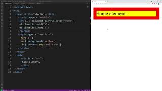 CSS how to add multiple classes dynamically with JavaScript [upl. by Chaiken]