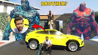 Lava God Franklin Shinchan Met His Real Brother in GTA 5 [upl. by Ainavi883]