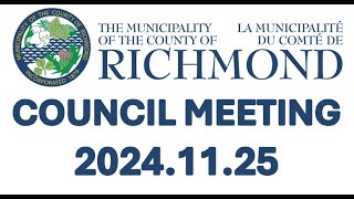 Committee of the Whole 20241125 Richmond County [upl. by Maryann170]