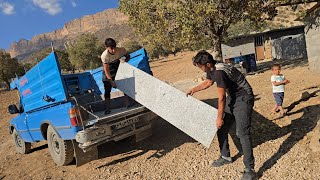 Nomadic life in Iran Traveling to the city to buy farm supplies [upl. by Aneeg]