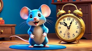 Hickory Dickory Dock  Nursery Rhymes  Kids Songs  Fun and Learning [upl. by Ahsinac277]