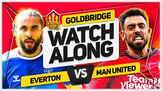 EVERTON vs MANCHESTER UNITED LIVE with Mark GOLDBRIDGE [upl. by Aldus]