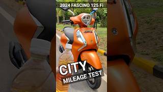 Mileage Test  2023 Fascino 125 Fi Hybrid  Fascino 125 Mileage shorts short shortvideo fascino [upl. by Ellohcin261]