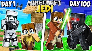 I Survived 100 Days as a JEDI in Minecraft [upl. by Myles554]