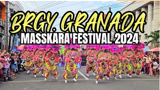 Barangay Granada  Masskara Festival 2024 Street Dancing Competition [upl. by Ahsinert]