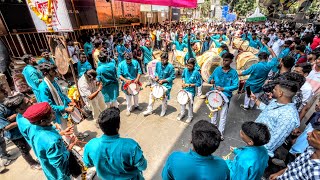 Kedarnath Dhol Tasha Pathak  Saileela Palkhi Lalbaug 2024  Dhol Pathak Mumbai 2024 Video [upl. by Abbotson]