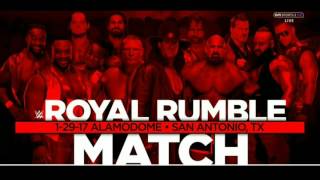 WWE Royal Rumble 2017 Royal Rumble Match  Official Match Card [upl. by Kerr195]