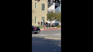 Witness video Fatal shooting involving officers under investigation in Pleasanton [upl. by Assillem]