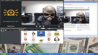 SplitCam Webcam Effect Video Allien mask [upl. by Mackey]