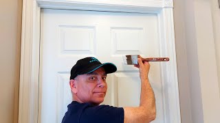 Painting a 6 Panel Interior Door with Speed amp Precision [upl. by Fineberg]