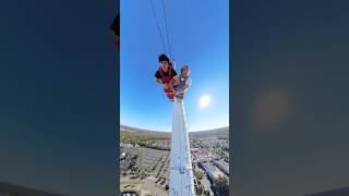 How tall is the worlds TALLEST sky coaster 🫣 [upl. by Boj]