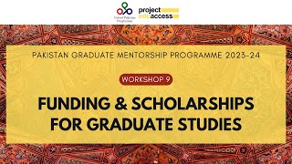 Funding and Scholarships for Graduate Studies  Workshop 910 by OPP x Project EduAccess [upl. by Esnofla283]