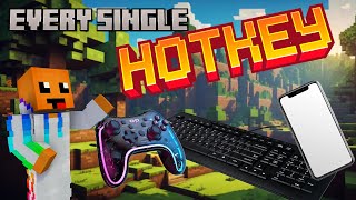 Every single HOTKEY in Minecraft [upl. by Sair]