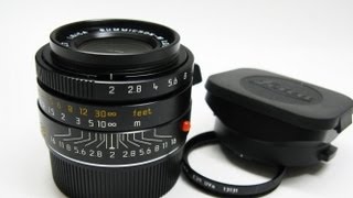 SummicronM 35mm f2 ASPH [upl. by Craig]