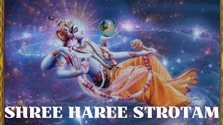 Shree Hari Stotram DivinePowerful Mantra [upl. by Ynnej53]