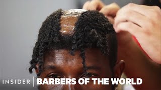 Texas Man Weave Master  Barbers Of The World  Insider [upl. by Allehcim]