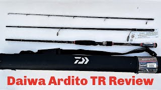 Travel Fishing Rod Review Daiwa Ardito TR [upl. by Cynde411]