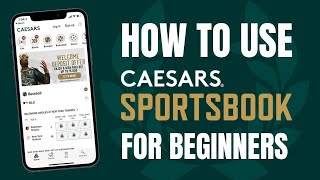 How to Use Caesars Sportsbook  Sports Betting 101 Tutorial for Beginners  Caesars Promo Code [upl. by Heisser]