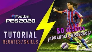 PES 2020  TUTORIAL TODOS LOS REGATES SIRVE PARA PES 2021 [upl. by Epul]