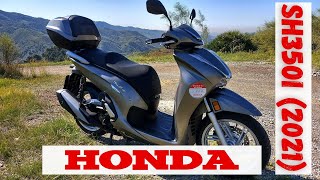 Honda SH350i 2021  Test Ride Walk Around Sound Check Acceleration  VLOG284 [upl. by Nylodnewg57]