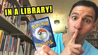 QUIETBIG OPENING IN THE LIBRARY Over 50 Packs of Pokemon Cards [upl. by Westbrooke]