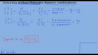 Distribución binomial 02 combinatorios [upl. by Tuesday]